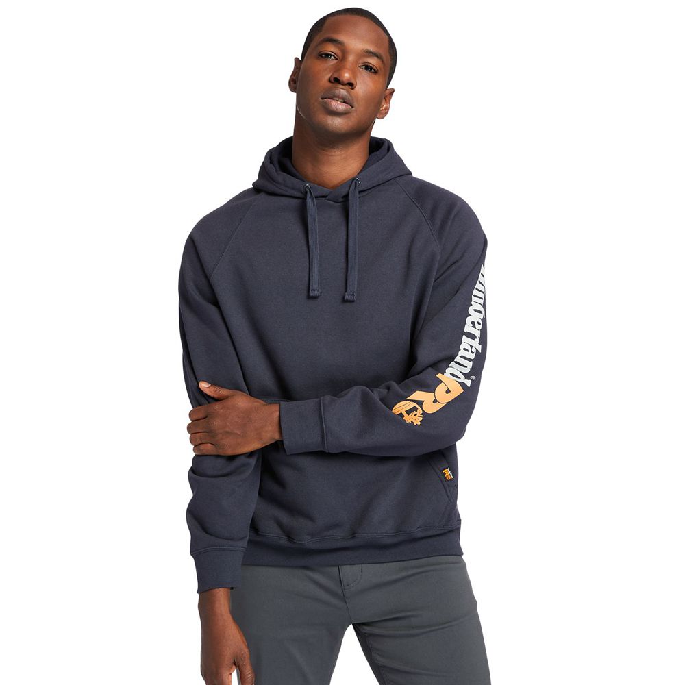 Timberland Mens Sweatshirts PRO® Hood Honcho Sport Hoodie - Navy - India YE7542930